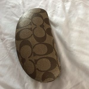 Coach eye glass holder